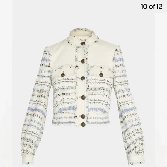 NWT Veronica Beard Darren Tweed Jacket (8) - Picture 1 of 15